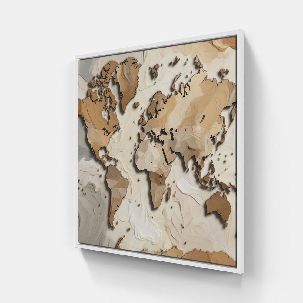 Mosaic World Moods-Canvas-artwall-20x20 cm-White-Artwall