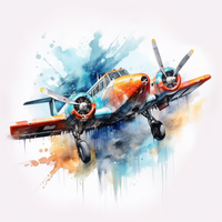 Airborne Elegance-Canvas-artwall-20x20 cm-Unframe-Artwall