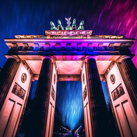 Berlin Lively Nightlife Canvas-Canvas-artwall-Artwall