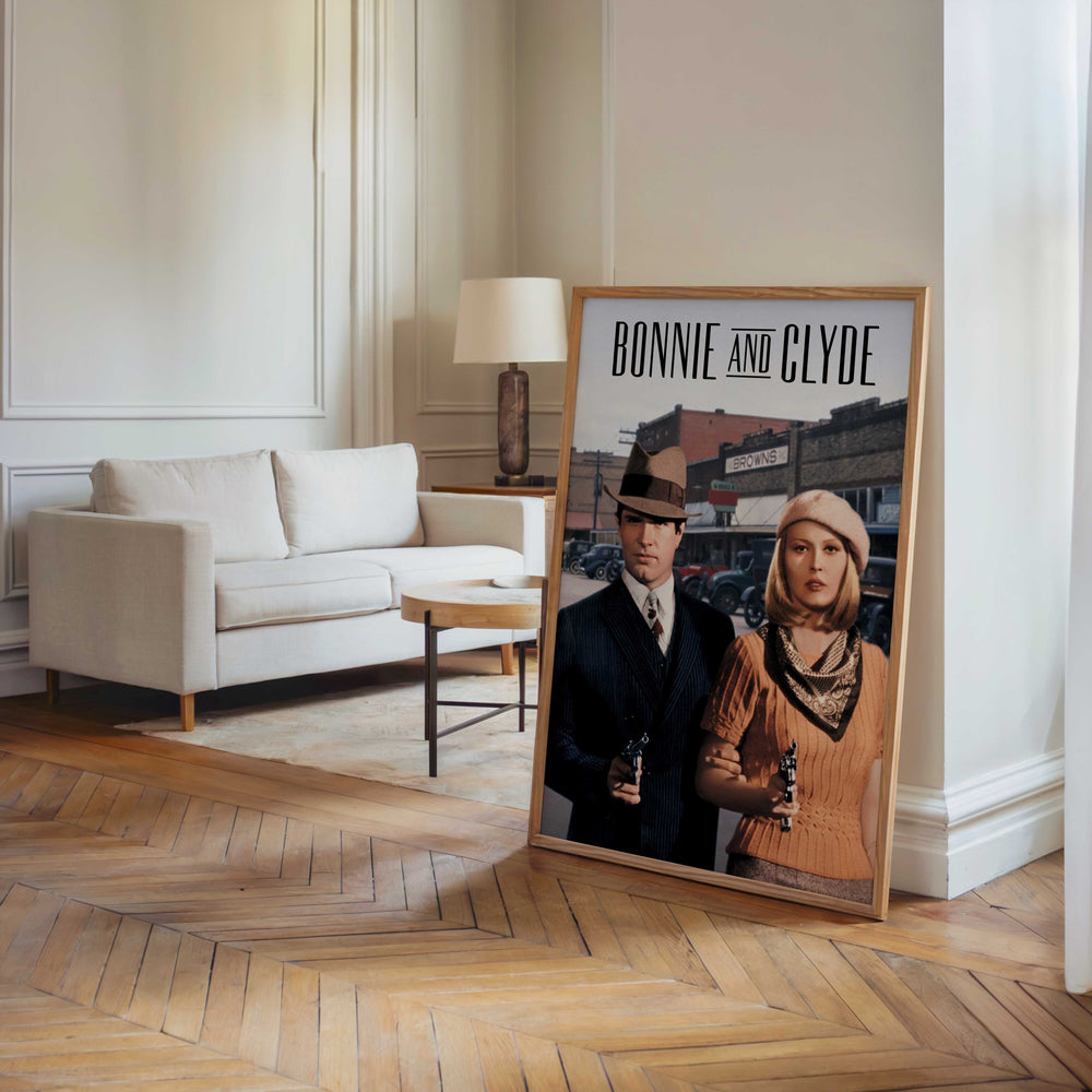 Tableau Affiche Bonnie And Clyde (1967)