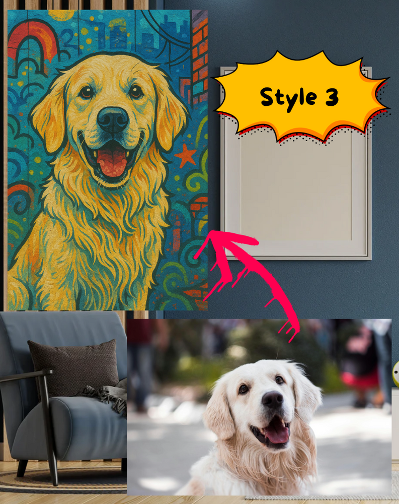 Custom canvas prints street art