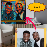 Custom canvas prints street art