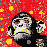 Expressive Monkeys Canva-Canvas-artwall-Artwall