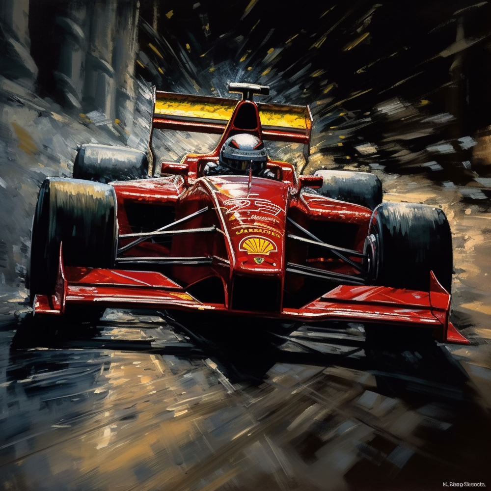 Racing Symphony Formula 1-Canvas-artwall-Artwall