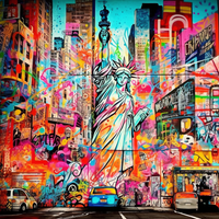 NYC Urban Rhapsody-Canvas-artwall-Artwall