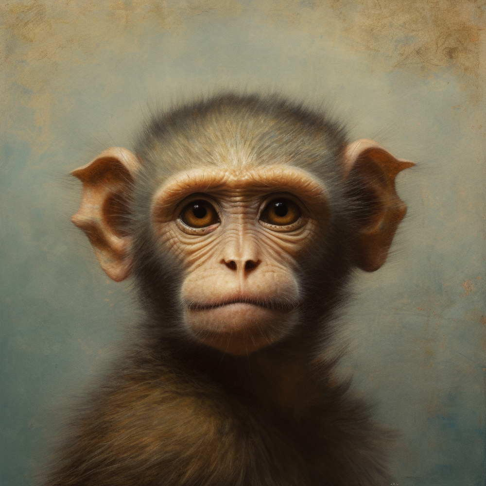 Dynamic Monkey Canva-Canvas-artwall-Artwall