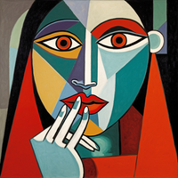 Picasso's Cubist Portraits-Canvas-artwall-Artwall