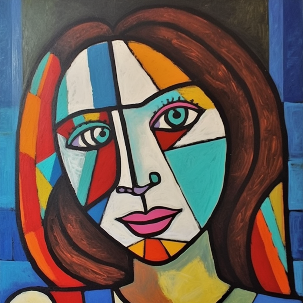 Bold Picasso Strokes-Canvas-artwall-Artwall