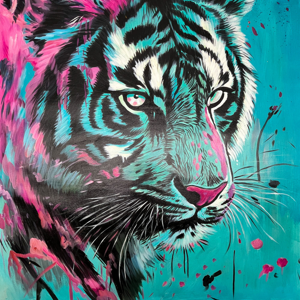Animals Painting Eye of the Tiger