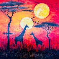 African Safari painting