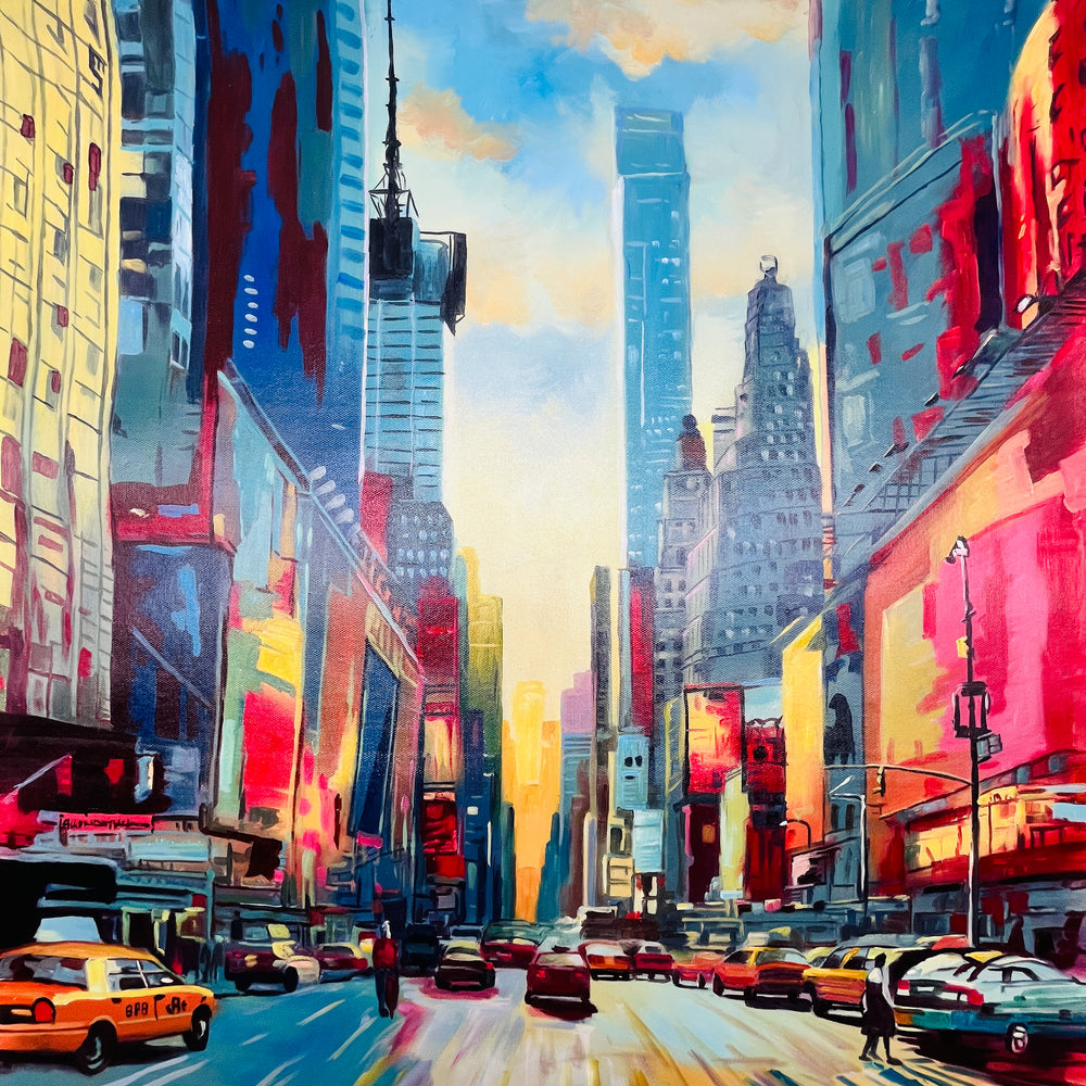 Tableau Peinture Times Square