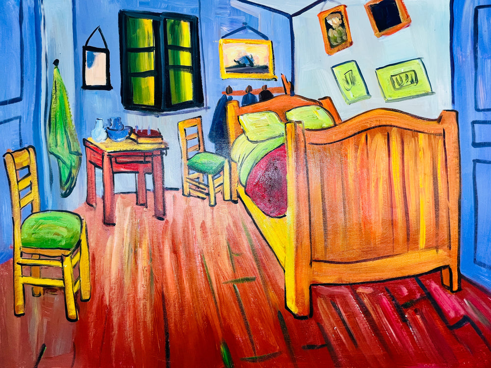 Reproduction peinture la chambre à coucher