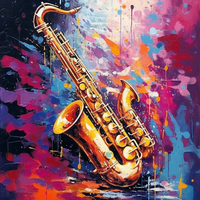 Sensational Saxophone Melodies-Canvas-artwall-Artwall