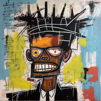 Dynamic Basquiat Canvas-Canvas-artwall-Artwall