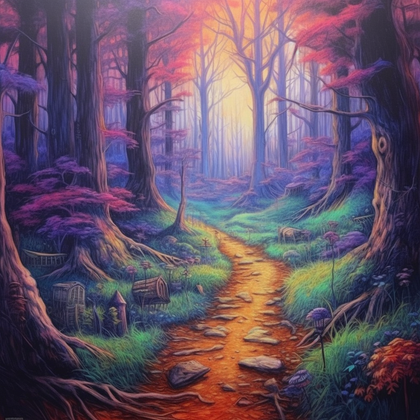 Wildlife Haven Forest-Canvas-artwall-Artwall