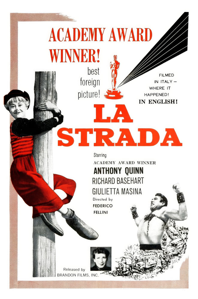 Tableau Affiche La Strada (1954)