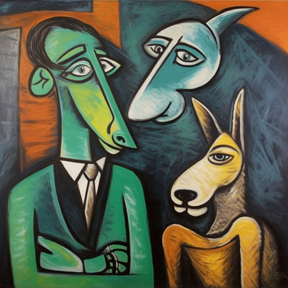 Picasso's Masterful Forms-Canvas-artwall-Artwall