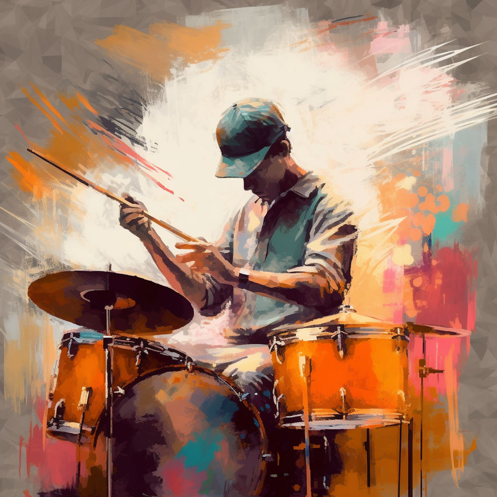 Vivid Drum Grooves-Canvas-artwall-Artwall
