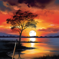Serenade of the Sunset-Canvas-artwall-Artwall