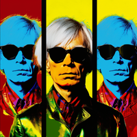 Warhol's Bold Expressionism-Canvas-artwall-Artwall