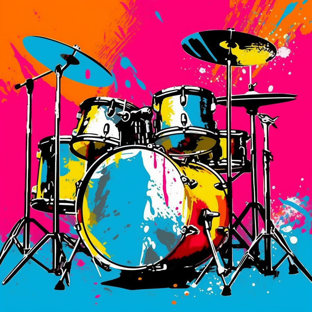 Drumming Masterpiece-Canvas-artwall-Artwall