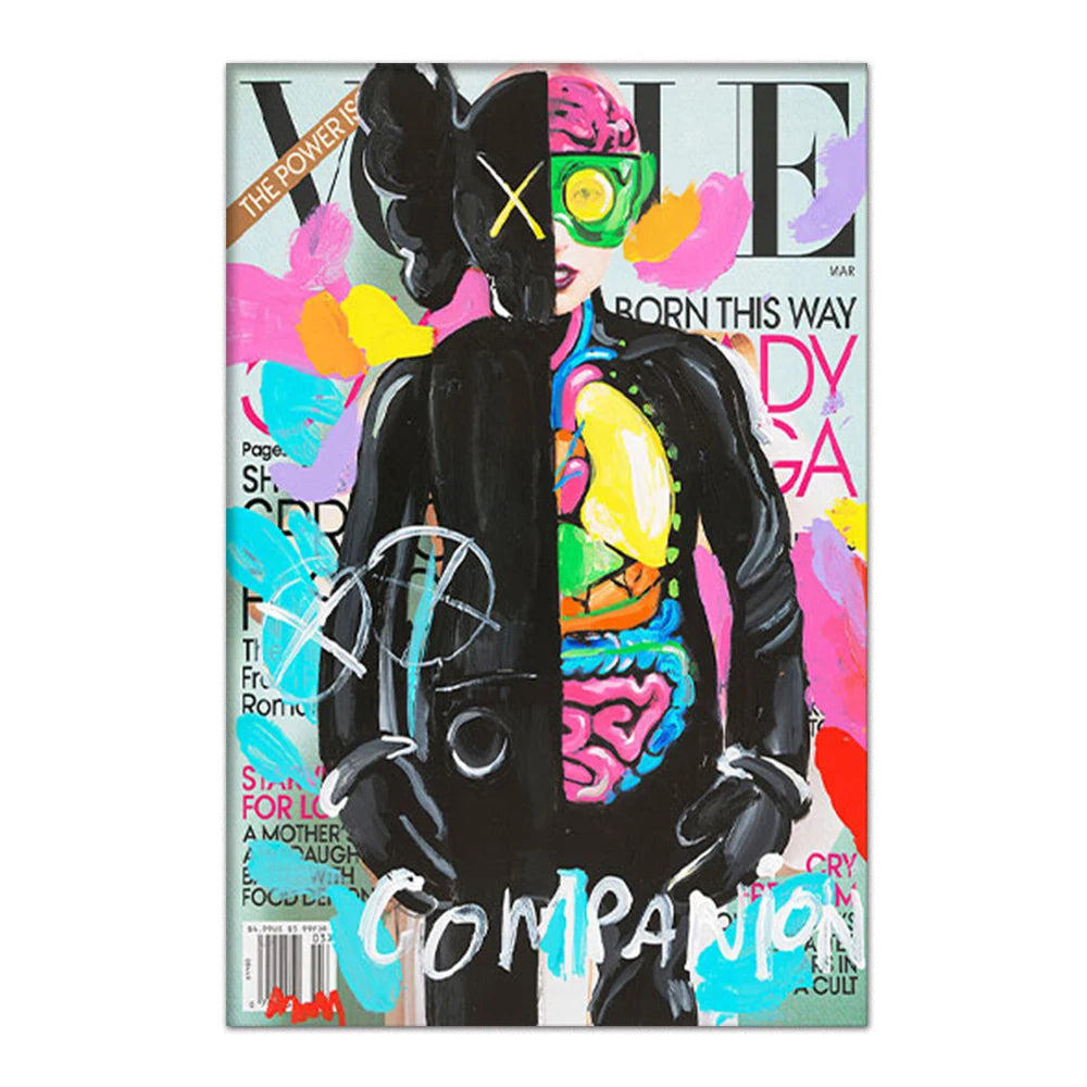 Tableau Pop Art "Companion Vogue"