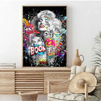 Tableau Pop Art "Poing Graffiti"