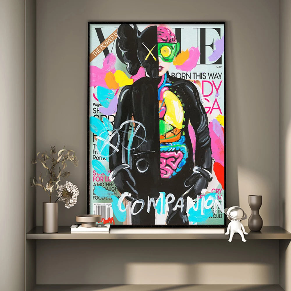 Tableau Pop Art "Companion Vogue"