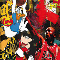 Tableau Pop Art "Slam Dunk Iconique"