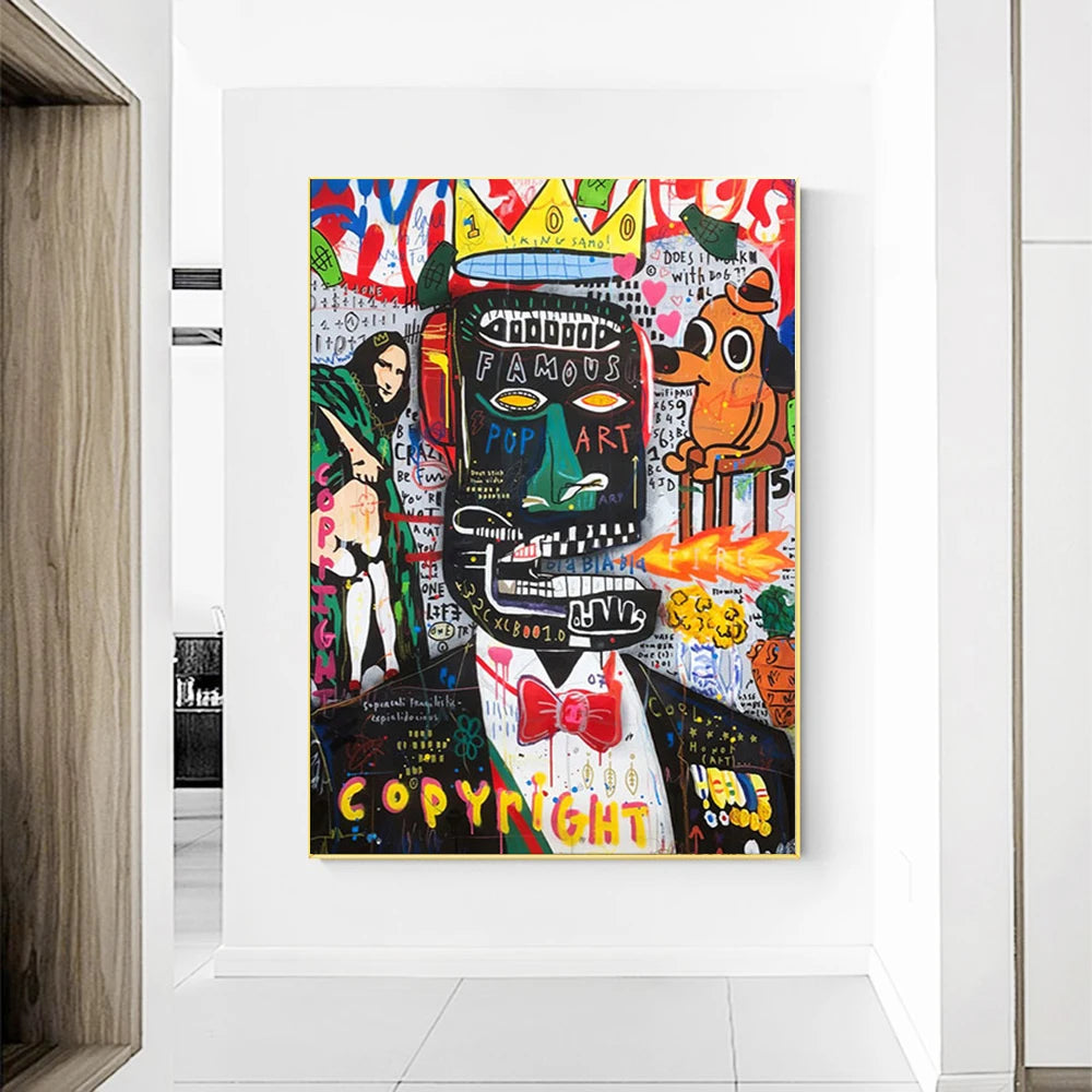 Tableau Pop Art "Famous Copyright"