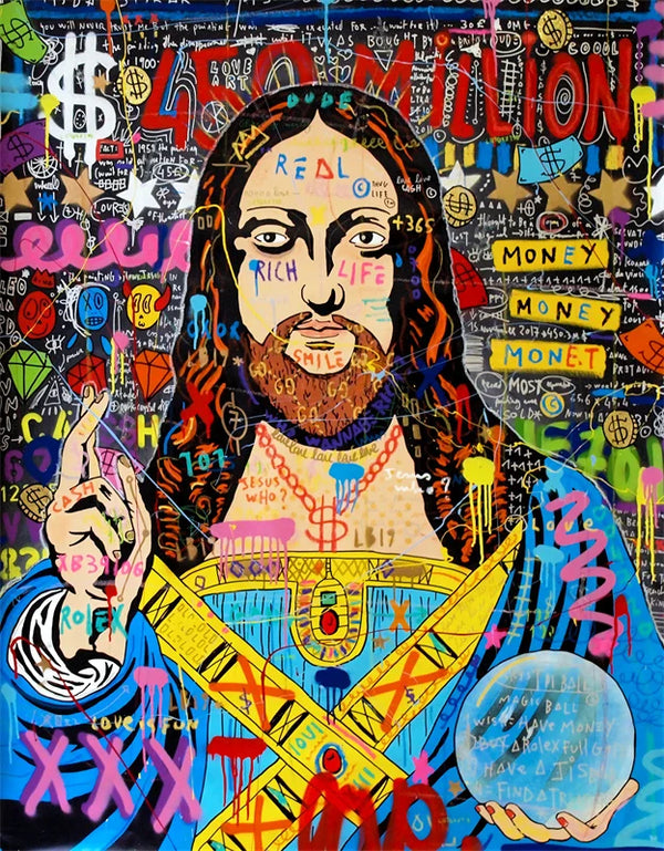 Tableau Pop Art "Rich Life"