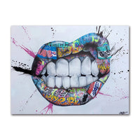 Tableau Pop Art "Graffiti Smile"