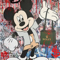 Tableau Pop Art "Mickey de Luxe"