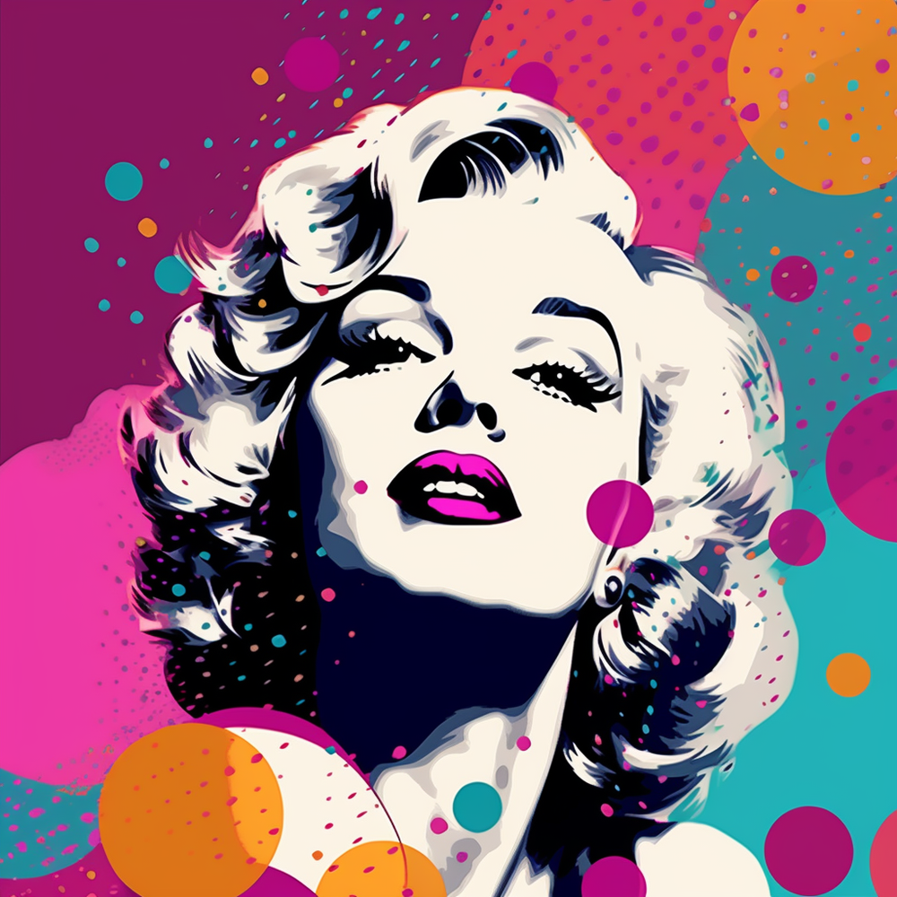 Marilyn Monroe Star-Canvas-artwall-Artwall