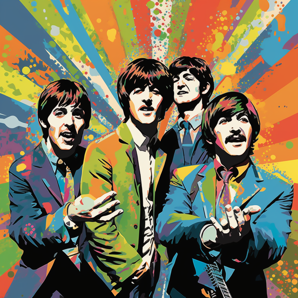 Beatles Music-Canvas-artwall-Artwall