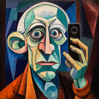 Picasso's Dynamic Energy-Canvas-artwall-Artwall