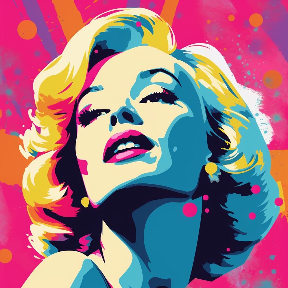 Marilyn pop spirit-Canvas-artwall-Artwall