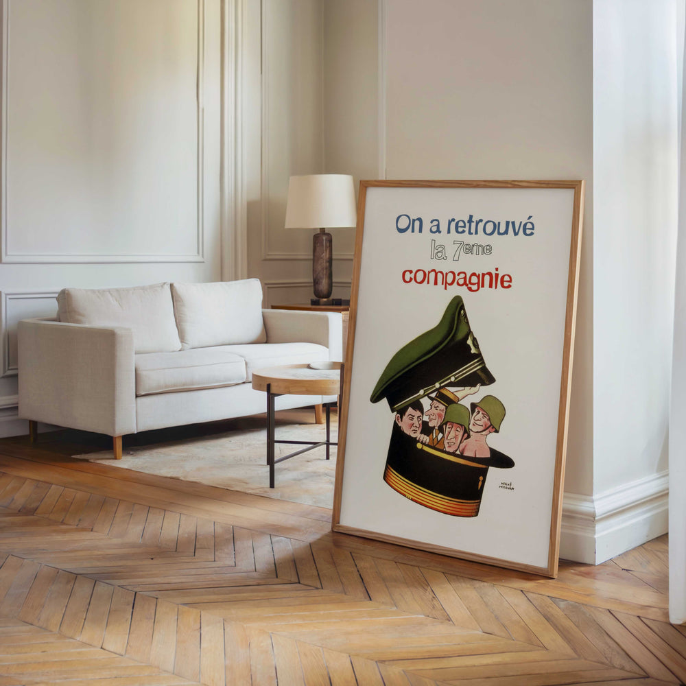 Tableau Affiche The Seventh Company Has Been Found (1975)