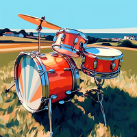 Dynamic Drum Beats-Canvas-artwall-Artwall