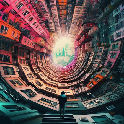 Metropolitan Skyline Panorama-Canvas-artwall-Artwall