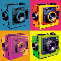Warhol's Colorful Revolution-Canvas-artwall-Artwall