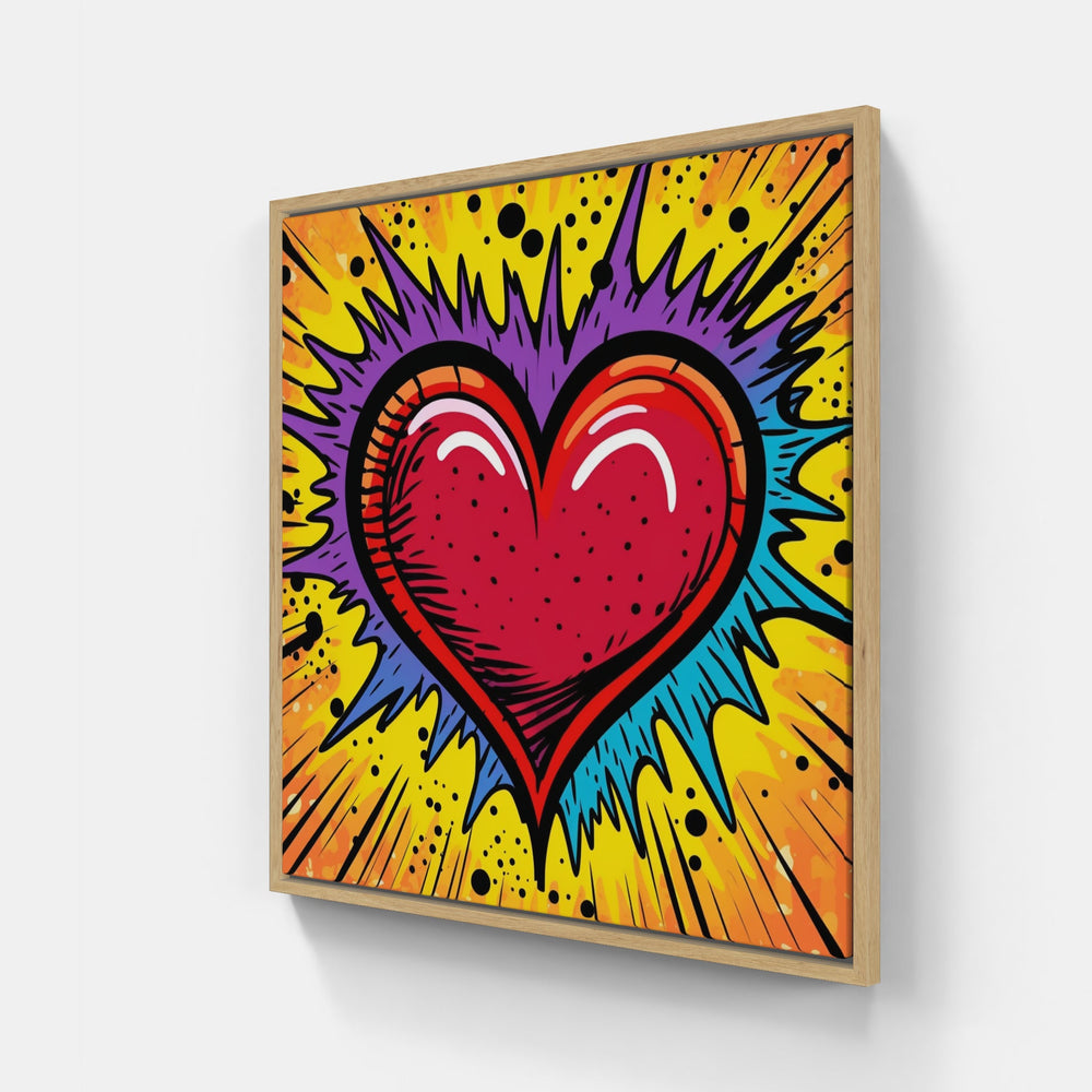 Eternal Heart Harmony-Canvas-artwall-Artwall