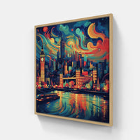 City Lights: London-Canvas-artwall-Artwall