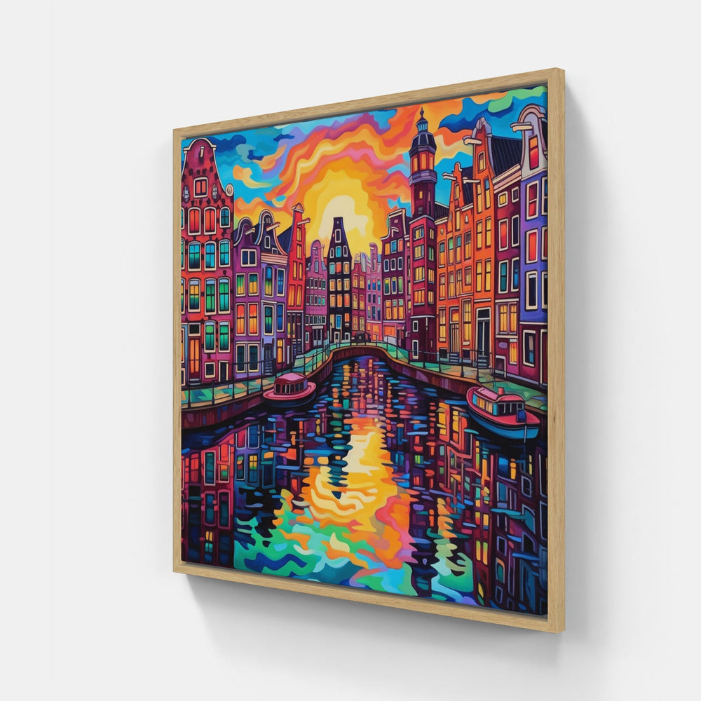 Amsterdam Mosaic-Canvas-artwall-Artwall