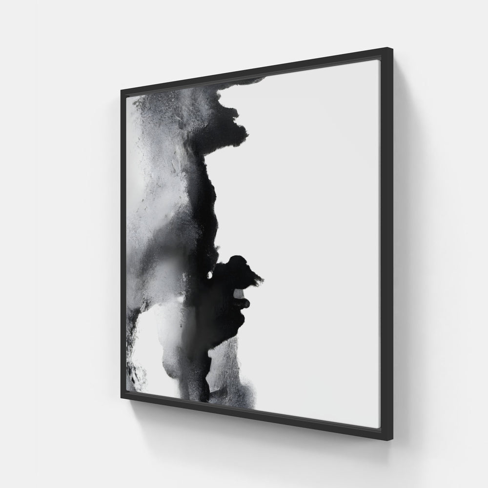 abstract haze dreamy-Canvas-artwall-20x20 cm-Black-Artwall