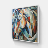 Free Horse Spirit-Canvas-artwall-20x20 cm-White-Artwall