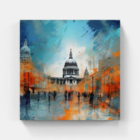 London Vibrant Urban Symphony-Canvas-artwall-Artwall