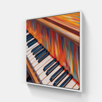 Enchanting Piano Sonata-Canvas-artwall-20x20 cm-White-Artwall