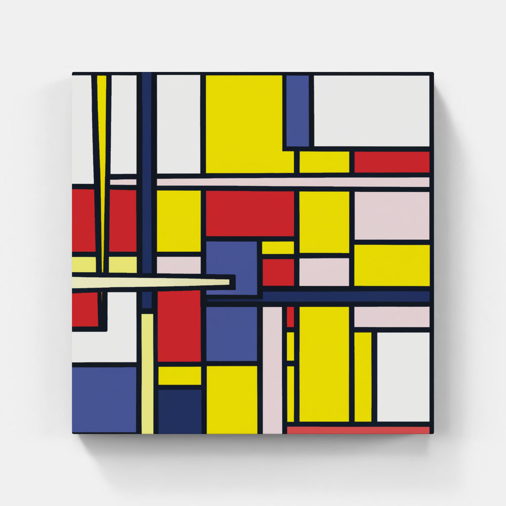 Mondrian canvas vivid-Canvas-artwall-Artwall