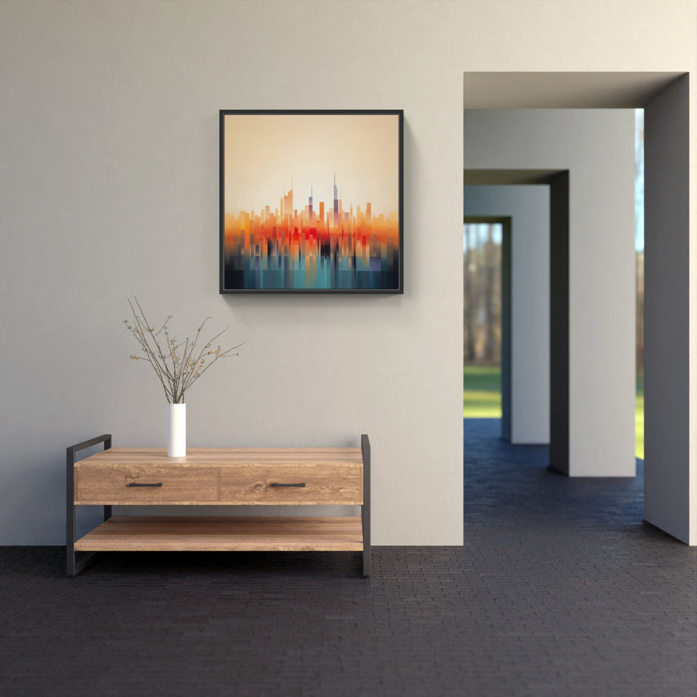 Modern Skyline Essence-Canvas-artwall-Artwall